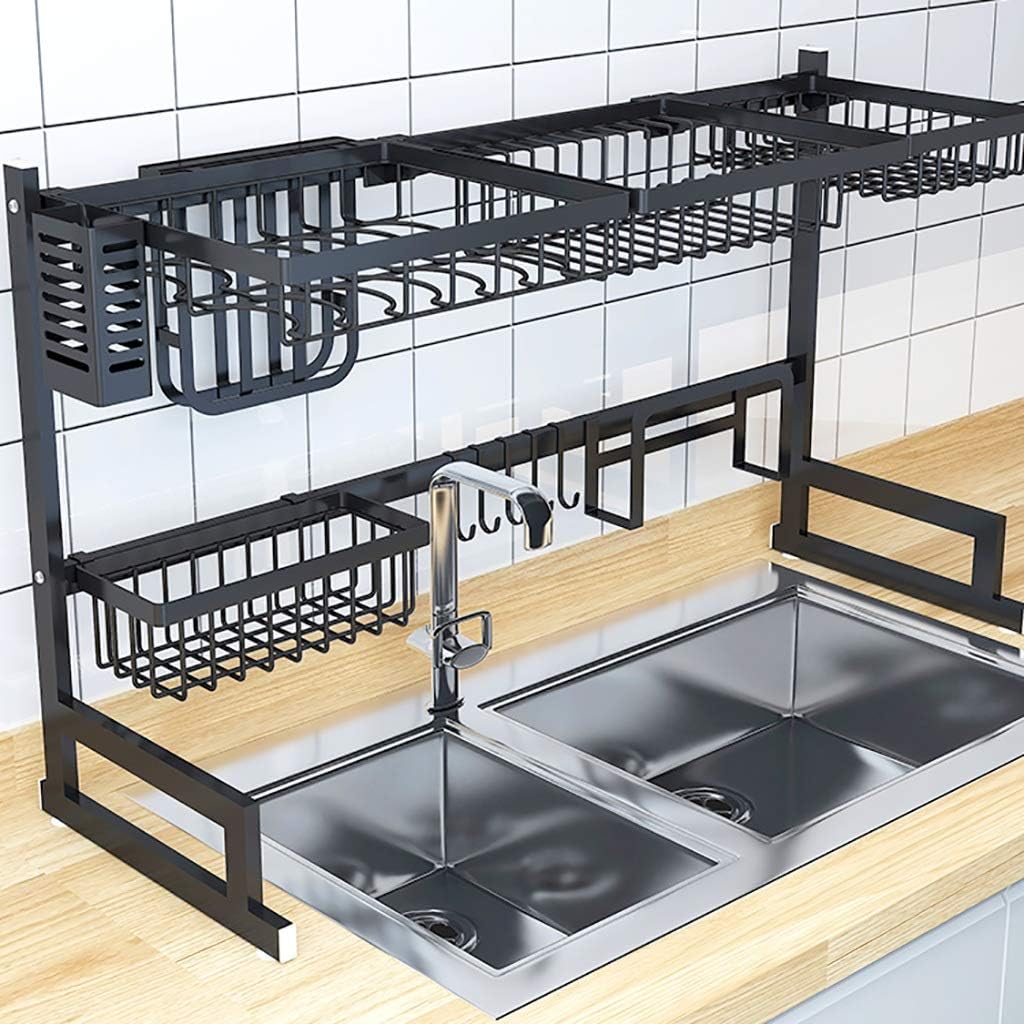 Over-The-Sink Dish Drying Rack (SanZai Mart)
